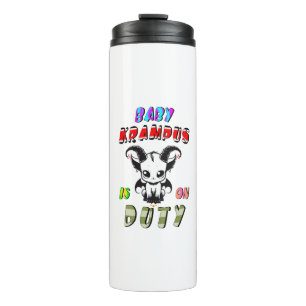 Baby Krampus Is On Duty Thermal Tumbler