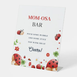 Baby  lady bug Girl  baby shower Favor sign