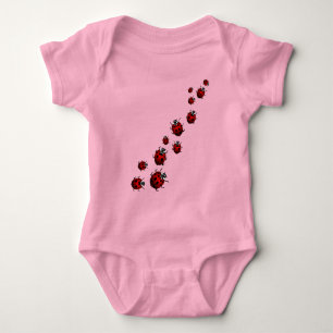 Baby Ladybug Bodysuit Cute Ladybug Baby One-piece