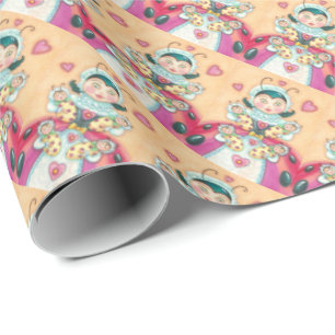 Baby Ladybugs WRAPPING PAPER