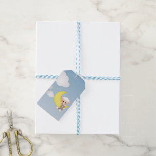 Baby Lamb, Moon and Clouds Gift Tags