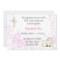 Baby Lamb Pink Religious Invitation