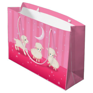 Baby Lambs Large Gift Bag