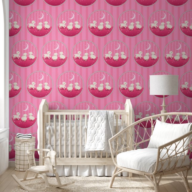 Baby Lambs Wallpaper (Kids)