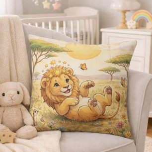 Baby Leo Zodiac Nursery Kids Cushion
