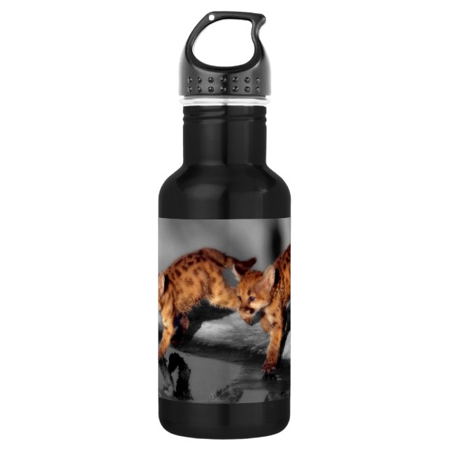 Baby Leopards 532 Ml Water Bottle (Front)