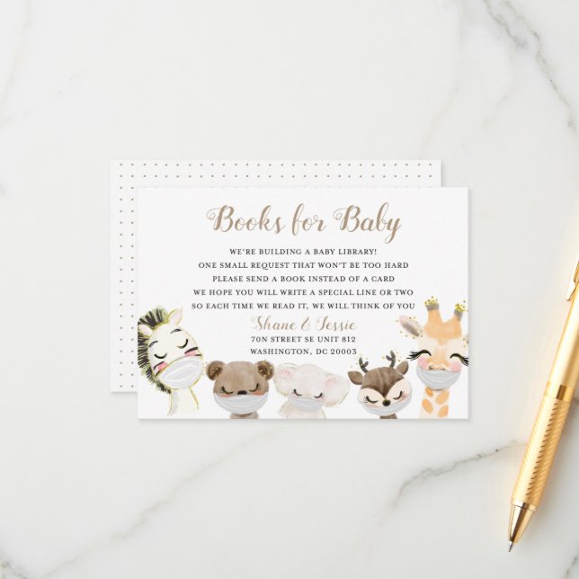 Baby Library Enclosure Card (Front/Back In Situ)