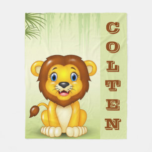 Baby Lion Fleece Blanket