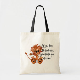 Baby Lion Hear Me Roar Tshirts and gifts Tote Bag
