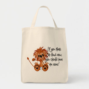 Baby Lion Hear Me Roar Tshirts and gifts Tote Bag