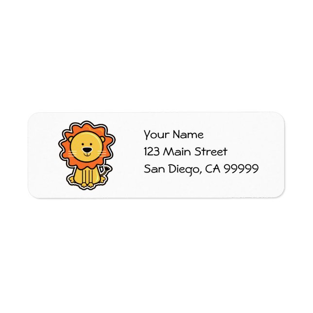 Baby Lion Sticker (Front)