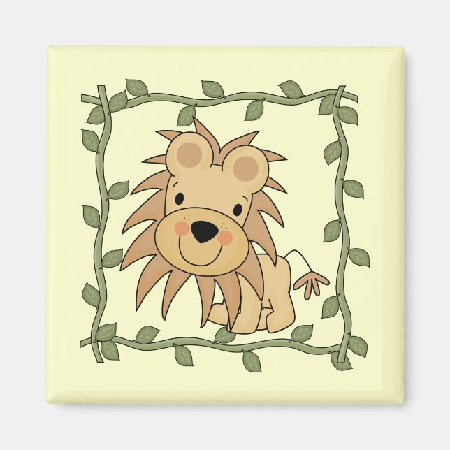 Baby Lion T-shirts and Gifts Magnet (Front)