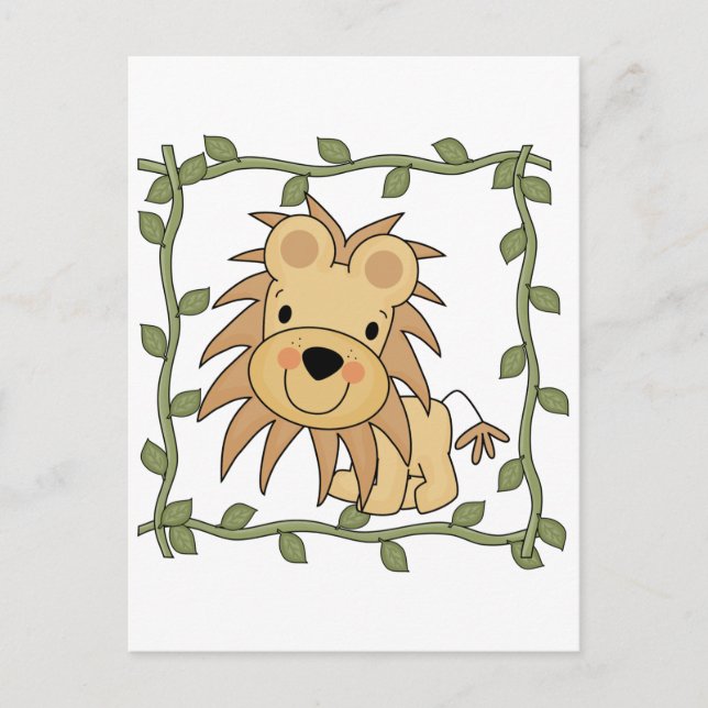 Baby Lion T-shirts and Gifts Postcard (Front)