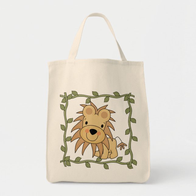 Baby Lion T-shirts and Gifts Tote Bag (Front)