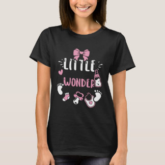 Baby Little Wonder Baby Girl Sayings T-Shirt
