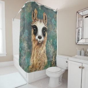 Baby Llama Shower Curtain - Fun