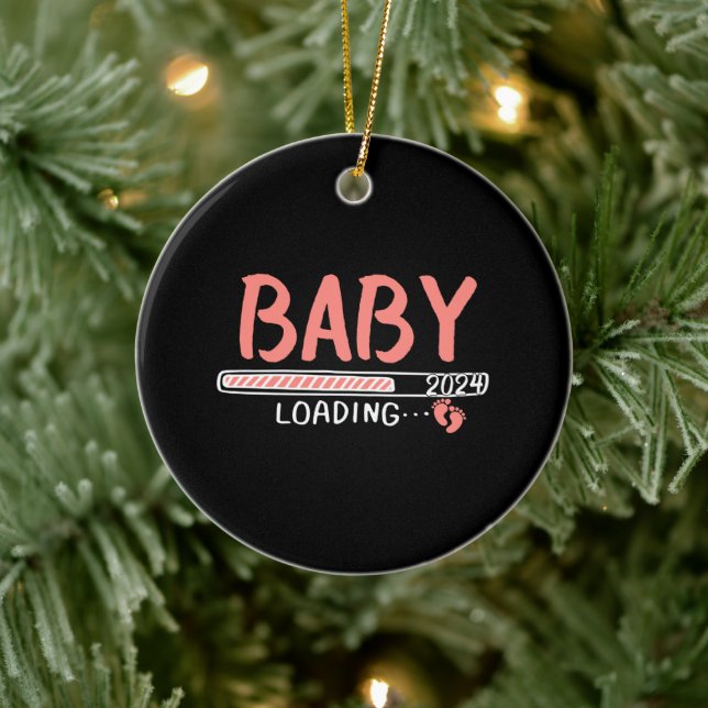 Baby Loading 2024 Please Wait Ceramic Tree Decoration (Tree)