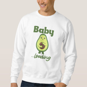 Baby Loading Funny Pregnant Avocado Mom Sweatshirt