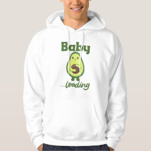 Baby Loading Funny Pregnant Avocado Mum Hoodie