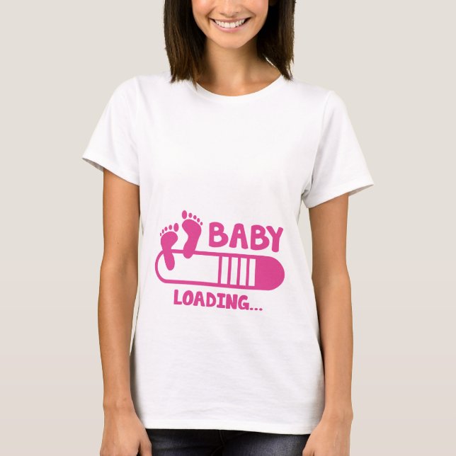 Baby Loading Maternity T-Shirt (Front)
