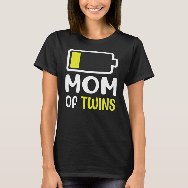Baby Loading Mom Of Twins Pregnancy Mothers Day  T-Shirt (Front)
