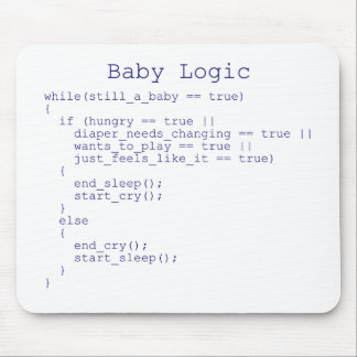 Baby Logic Mouse Mat