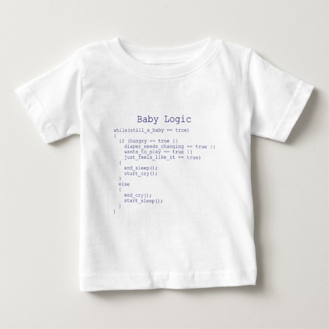 Baby Logic T-Shirt (Front)