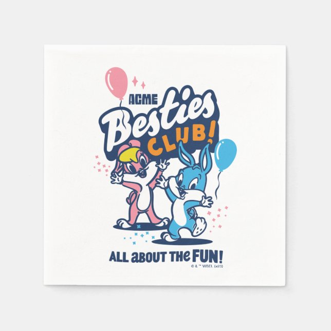 Baby Lola and BUGS BUNNY™ - Besties Club! Napkin (Front)