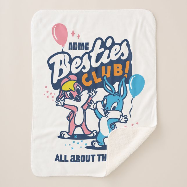 Baby Lola and BUGS BUNNY™ - Besties Club! Sherpa Blanket (Front)