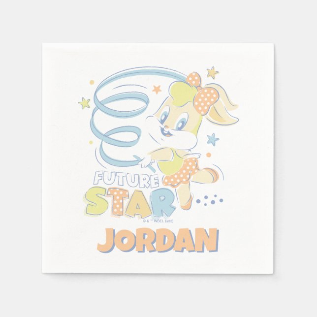 Baby Lola Bunny Future Star Napkin (Front)
