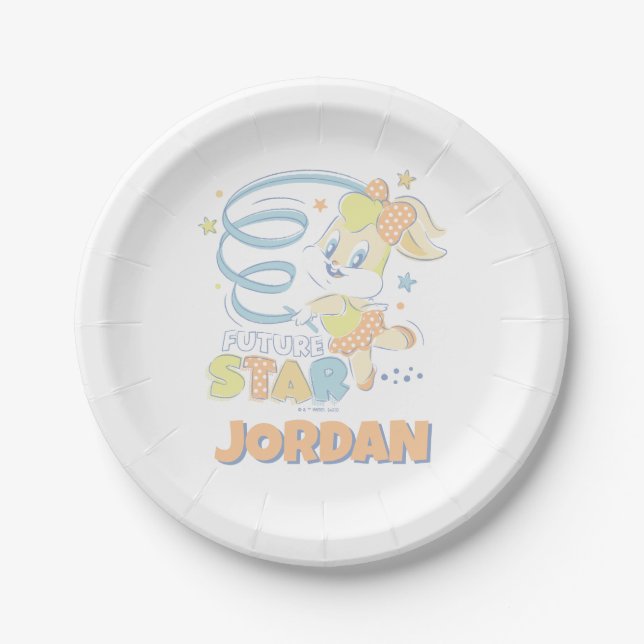 Baby Lola Bunny Future Star Paper Plate (Front)