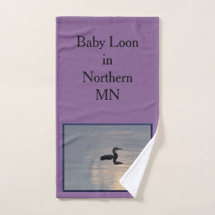 Baby Loon Bathroom Hand Towel
