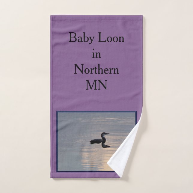 Baby Loon Bathroom Hand Towel (Hand Towel)