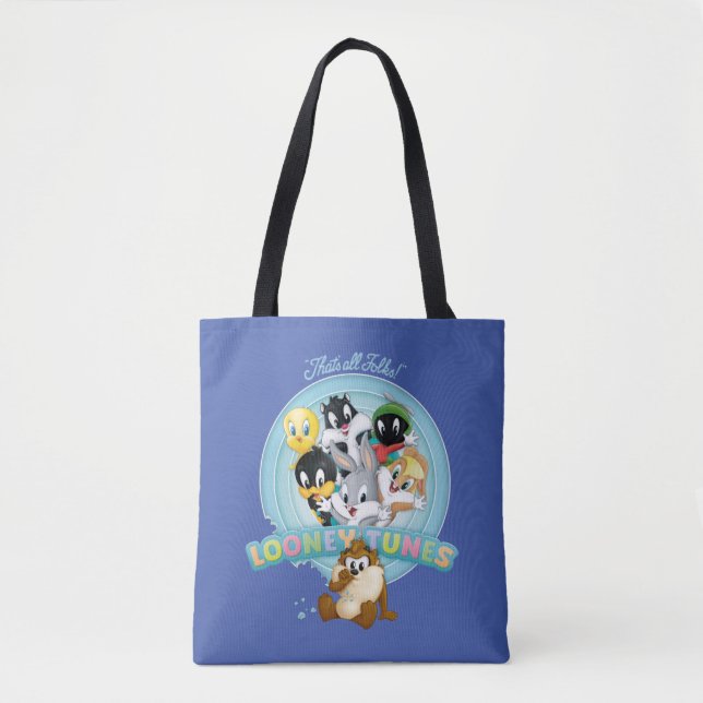 Baby LOONEY TUNES™ Logo | That's All Folks Tote Bag (Front)