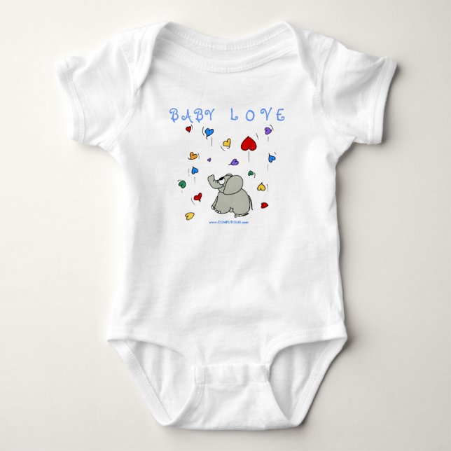 BABY LOVE (blue or Shirt (Front)