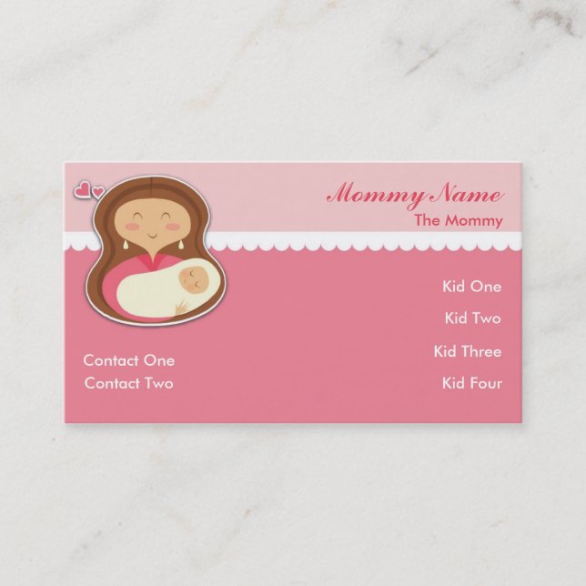 Baby Love Business Cards (Front)