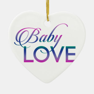 Baby Love Ceramic Tree Decoration