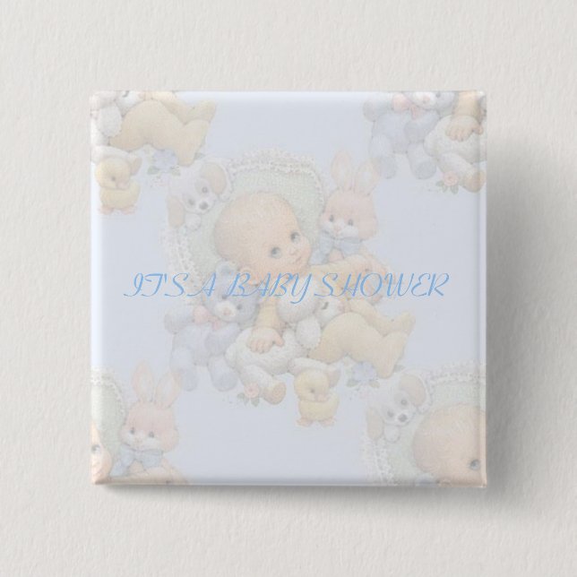 BABY LOVE COLLECTION 15 CM SQUARE BADGE (Front)