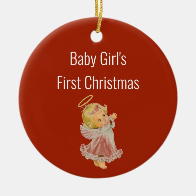 Baby Love Collection Ceramic Tree Decoration (Front)