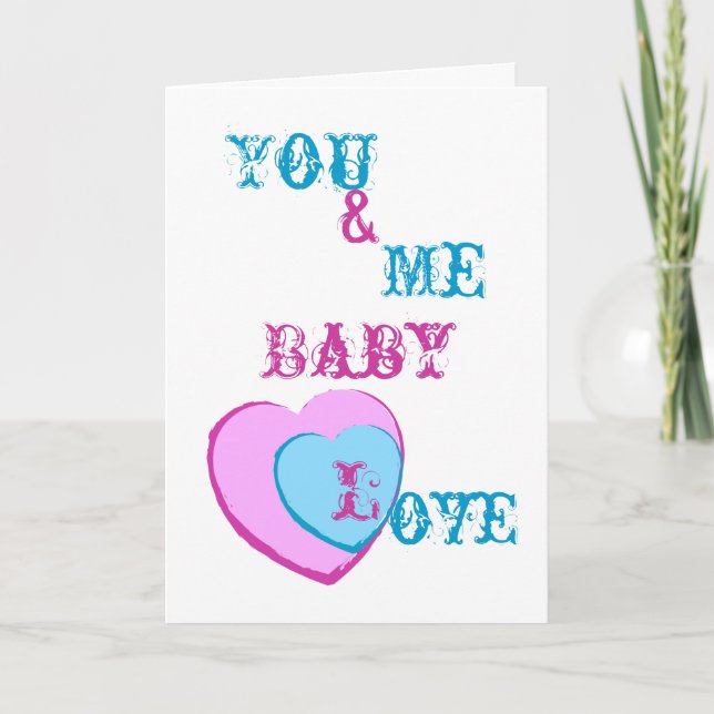 Baby Love-Customise Card (Front)