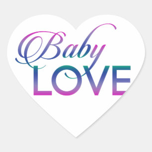Baby Love Heart Sticker