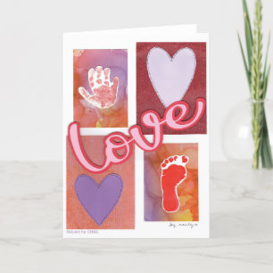 Baby Love - Kids Art for CHOC Thank You Card