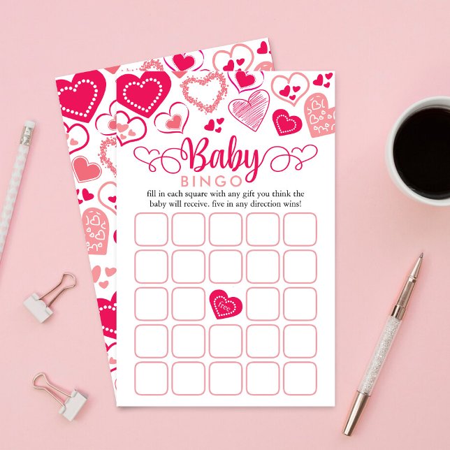 "Baby Love" Valentine's Day Baby Shower Bingo Game (Creator Uploaded)