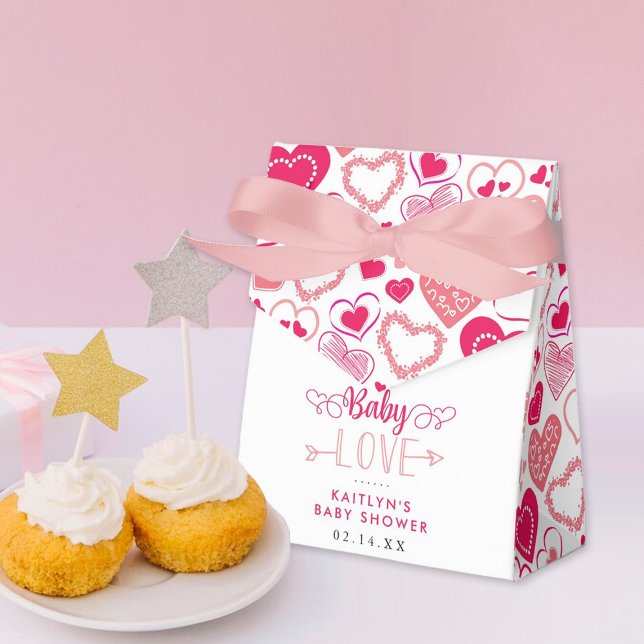 "Baby Love" Valentine's Day Baby Shower Favour Box (Creator Uploaded)