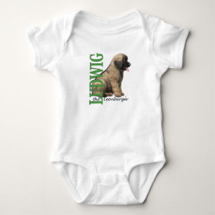 Baby Ludwig the Leonberger Puppy Bodysuit
