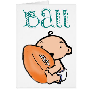 Baby Luv Football Card