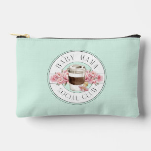 Baby Mama Social Club Aqua  Accessory Pouch