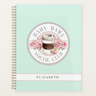 Baby Mama Social Club, Aqua Personalised Planner