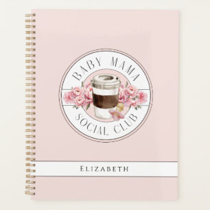 Baby Mama Social Club, Pink Personalised Planner