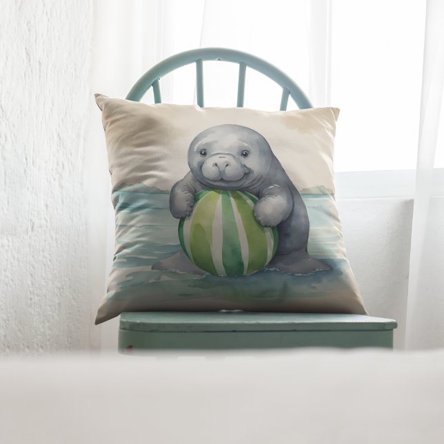 Baby Manatee Gender Neutral Cushion (Creator Uploaded)